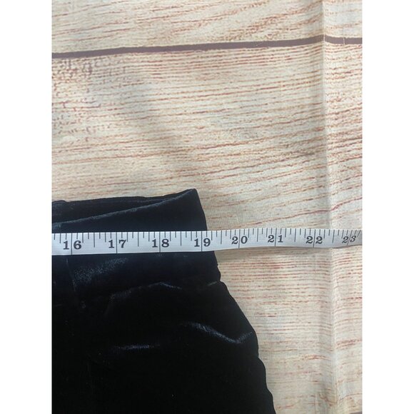 NWT Loft Women's Black Velvet The Peyton Trouser Casual Pants - 16 Tall - Picture 10 of 16